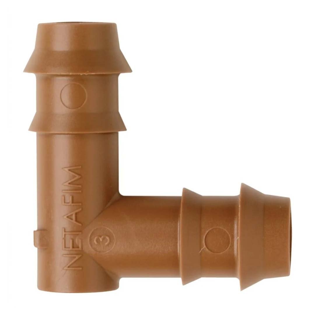 17mm to 16mm Barb Reducing Elbow Fitting (Pack of 100 Nos) — Drip Irrigation System