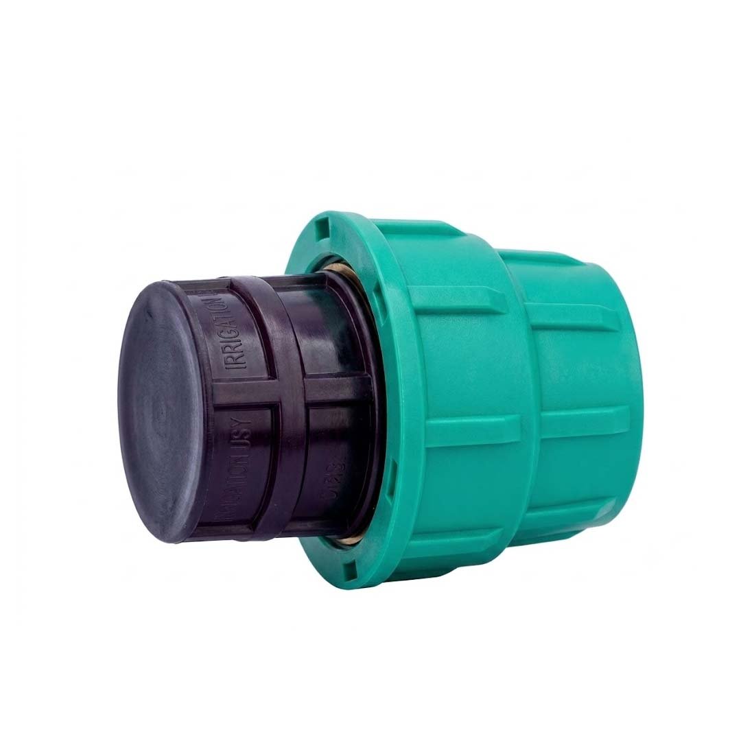 HDPE Compression End Cap Fitting (32mm to 63mm Sizes) — Drip Irrigation System