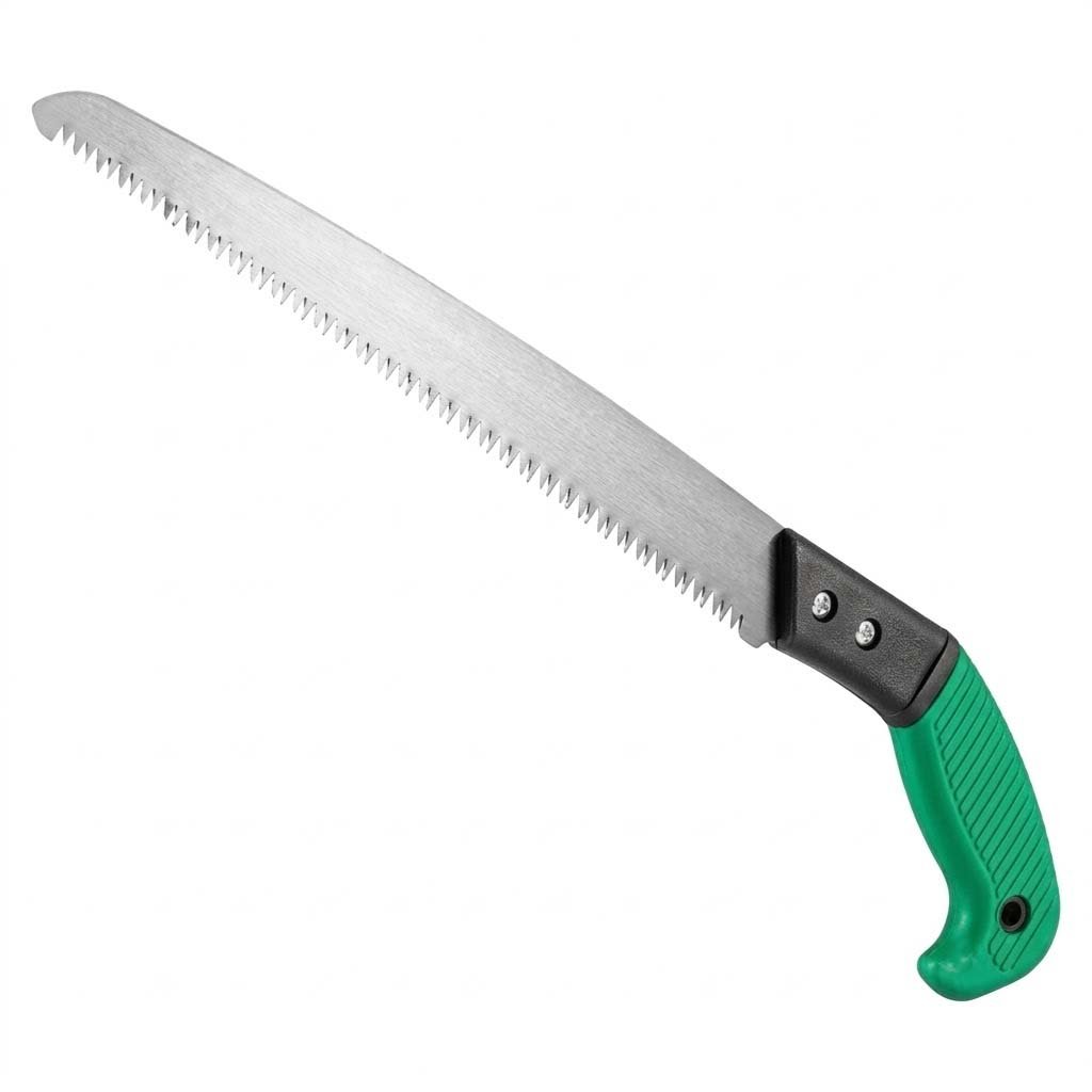 Heavy-Duty 10-Inch Curved Pruning Saw – High-Carbon Steel Blade with Non-Slip Pistol Grip — Gardening Tools