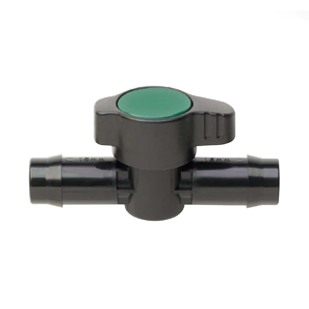 Valve Barb / Inline Micro-Irrigation Control Valve (16mm x 16mm Barb) — Drip Irrigation System
