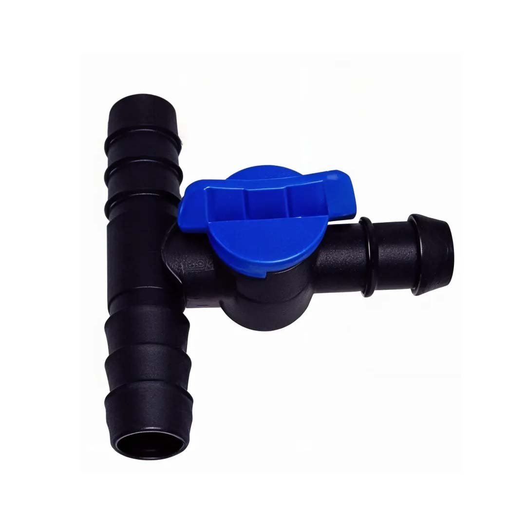 16mm Drip Irrigation Barbed Tee & Off-Take Connector (Pack of 100 Nos) — Drip Irrigation System