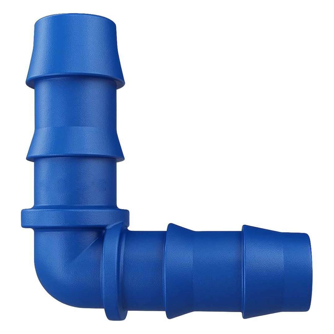 16mm Drip Irrigation Barbed Elbow Connector (Pack of 100 Nos) — Drip Irrigation System