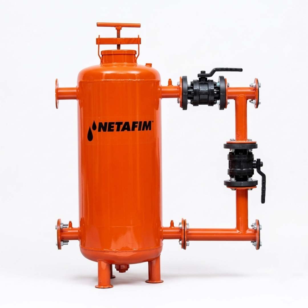 Gravel Filter & Backwash Assembly (2-Inch, 25 M?/HR, 75cm Tank) — Drip Irrigation System