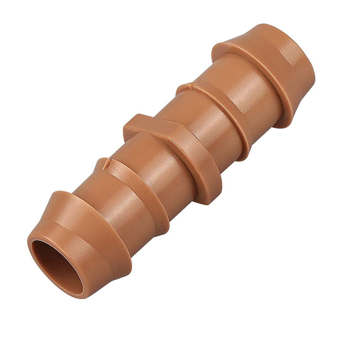 Barb Coupling & Joiner Connector (17-16mm & 17mm, Pack of 100 Nos) — Drip Irrigation System