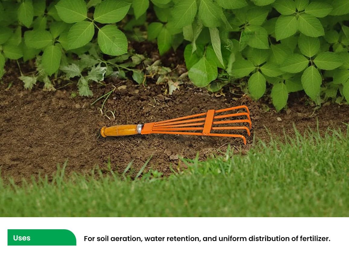 Garden Rake/Hand Cultivator 5 Finger - Image 3