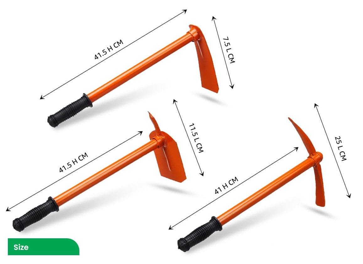 Garden Tiller Set: Garden Hoe and Garden Tiller - Image 2