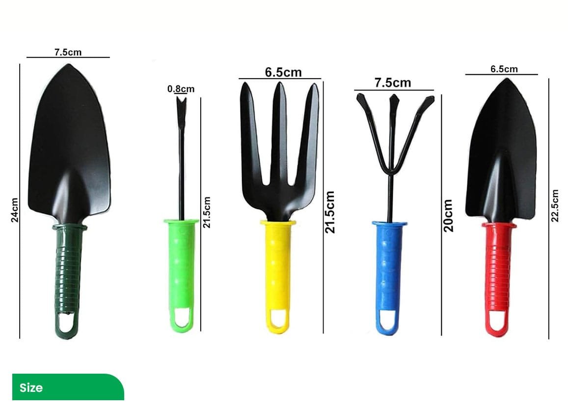 Hand Gardening Tools - Set of 5 - Image 3
